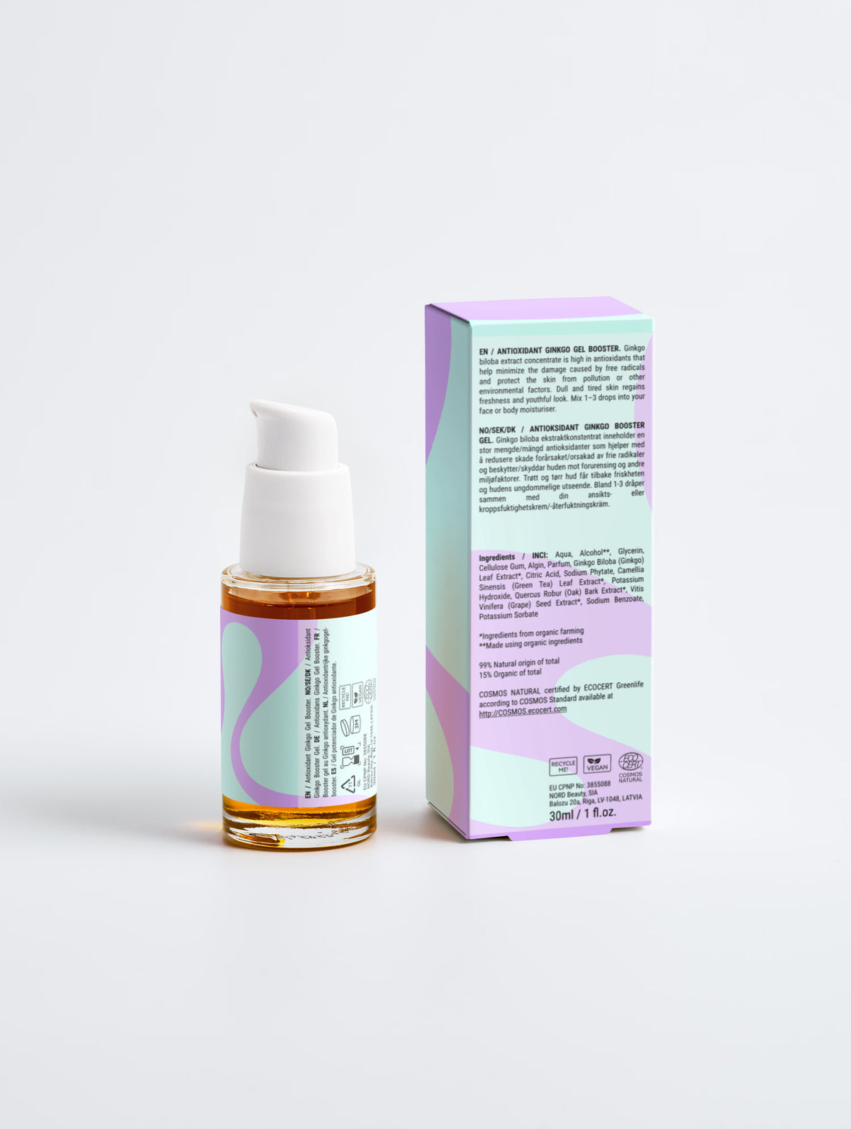 Antioxidant Ginkgo Gel Booster