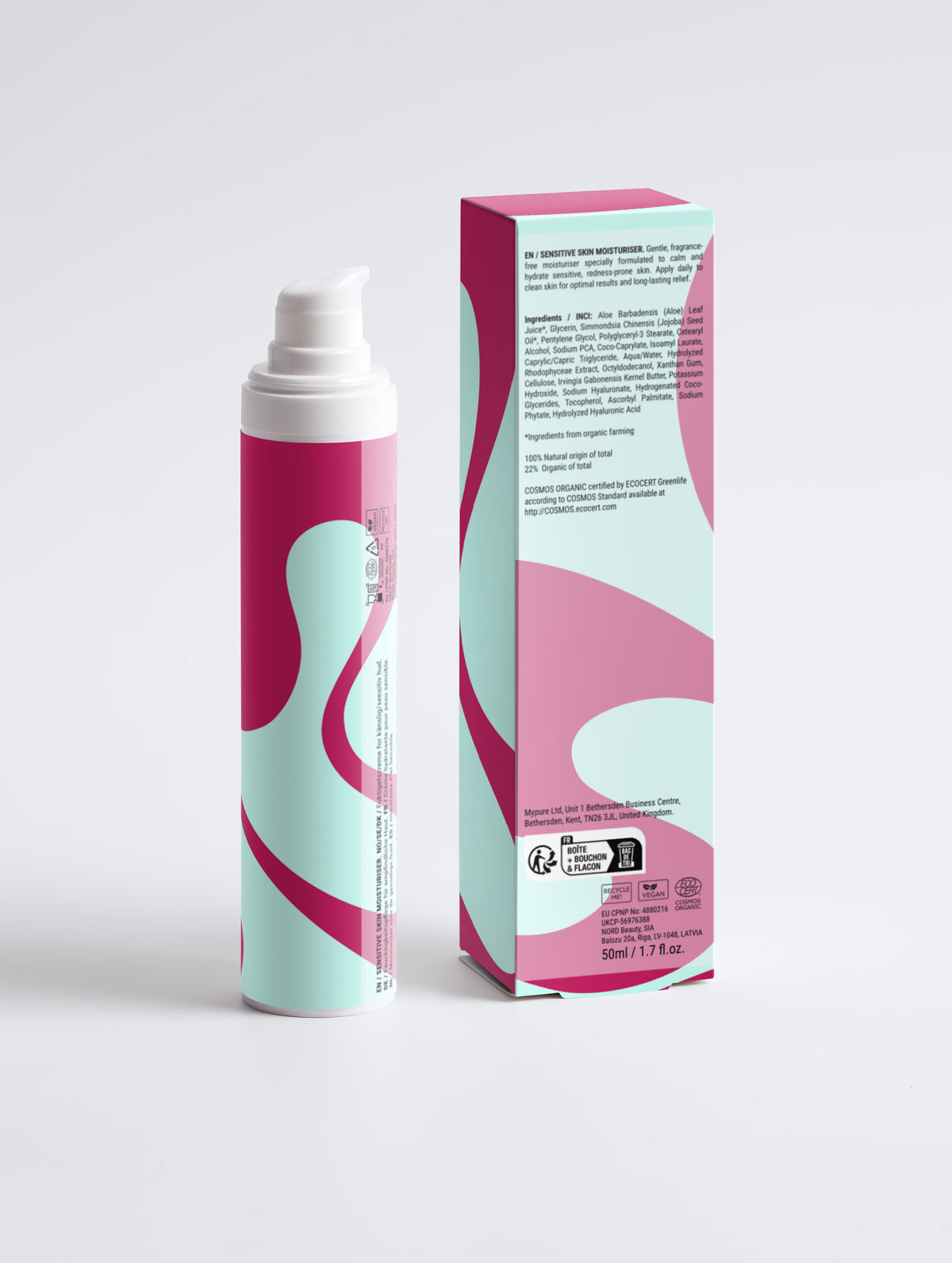 Sensitive Skin Moisturiser, Fragrance Free